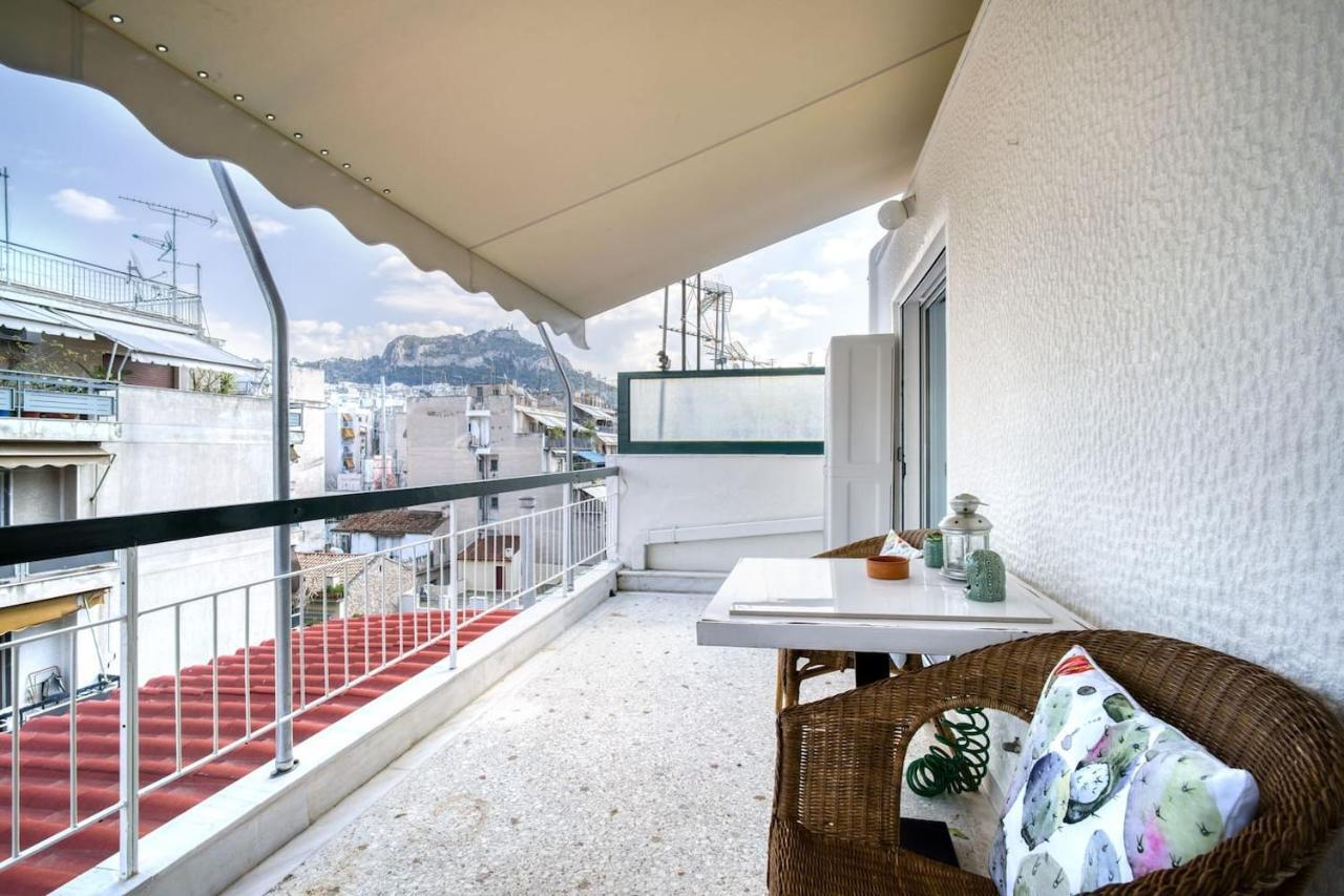 The Cactus Apartment With Large Sunny Balcony Atenas Exterior foto